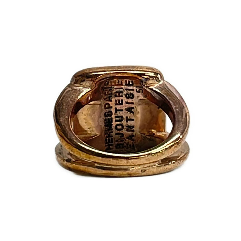 Hermes Ring 51 Corozo Pink Gold White — view 3
