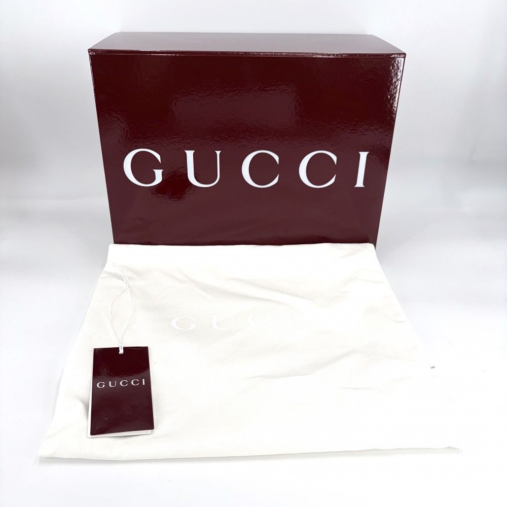 Gucci 2-Way GG Marmont Quilted Shoulder Bag Crossbody Leather Black Gold — view 8