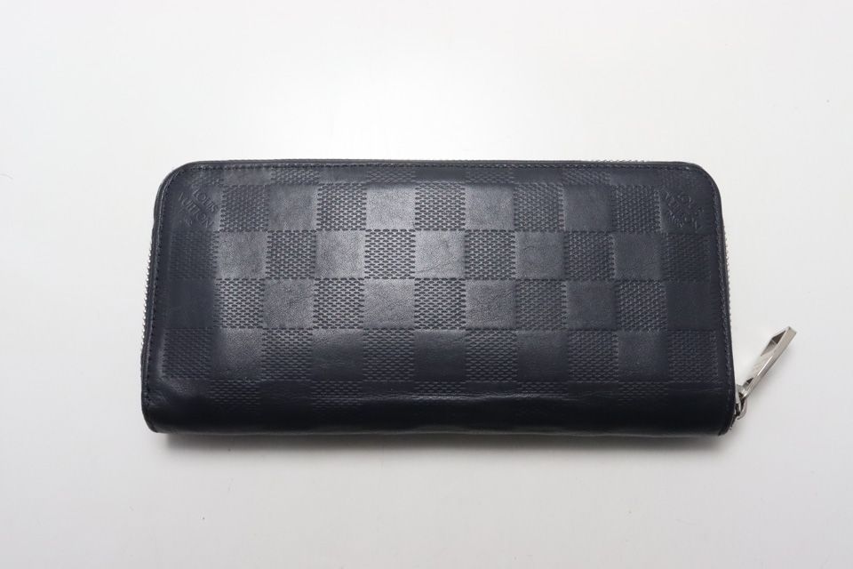 Louis Vuitton Damier Infini Zippy Vertical Leather Zip Around Wallet — view 2