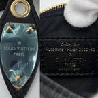Louis Vuitton Handbag Monogram Eclipse Sequin Mini Pochette Brown Black Gold — view 5