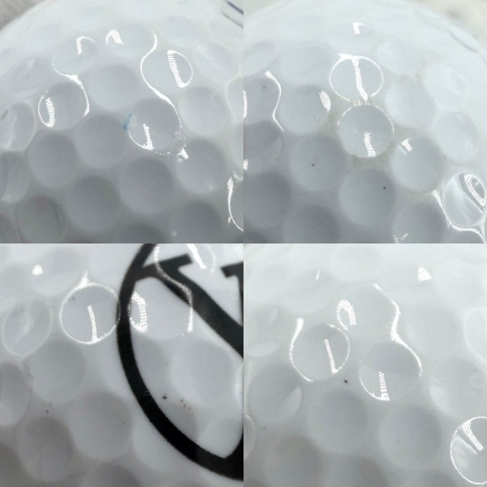 Louis Vuitton Monogram Macassar Set Togo Golf Equipment Ball Set Black Brown — view 9