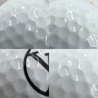 Louis Vuitton Monogram Macassar Set Togo Golf Equipment Ball Set Black Brown — view 9
