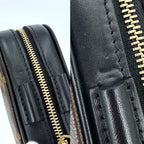 Louis Vuitton Monogram Macassar Set Togo Golf Equipment Ball Set Black Brown — view 7