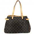 Louis Vuitton Tote Batignolles Oriental Handbag Shoulder Monogram Canvas Brown