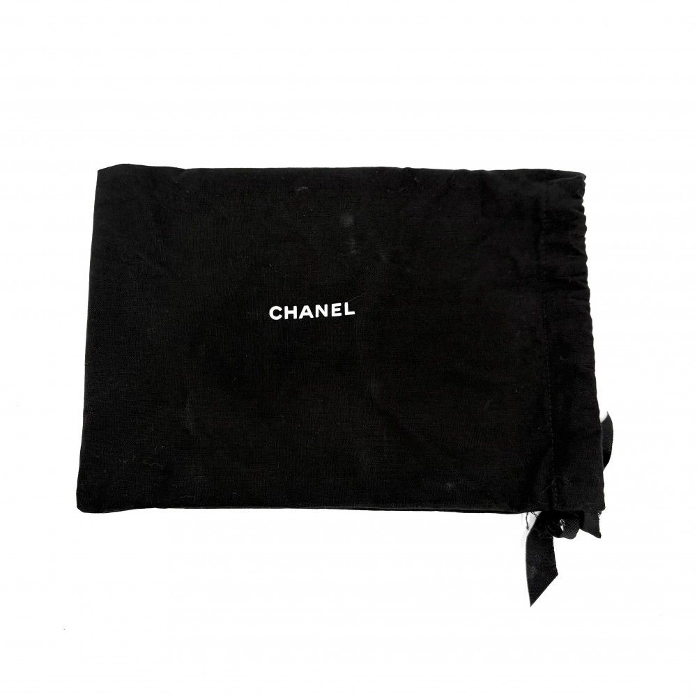 Chanel Shoulder Bag Quilted Mini Vanity Pouch Chain Crossbody CC Logo Lambskin — view 8