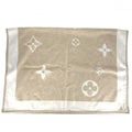 Louis Vuitton Monogram Wool Cashmere Beige Ivory Shoulder