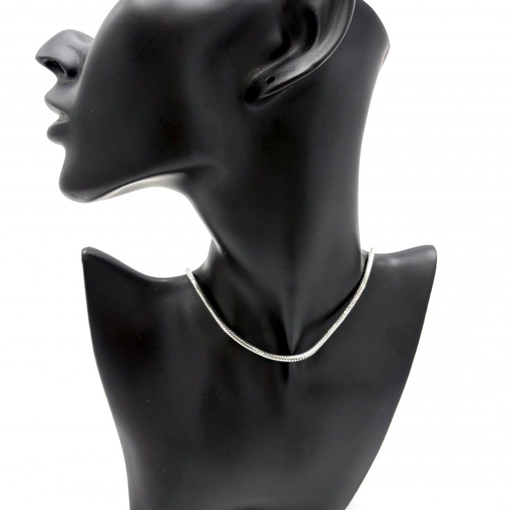 Hermes Necklace Snake Chain Vintage 925 Sterling Silver — view 2