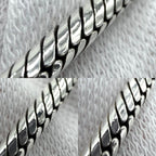 Hermes Necklace Snake Chain Vintage 925 Sterling Silver — view 4