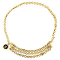 Chanel Belt CC Logo Chain Vintage Gold Plated
