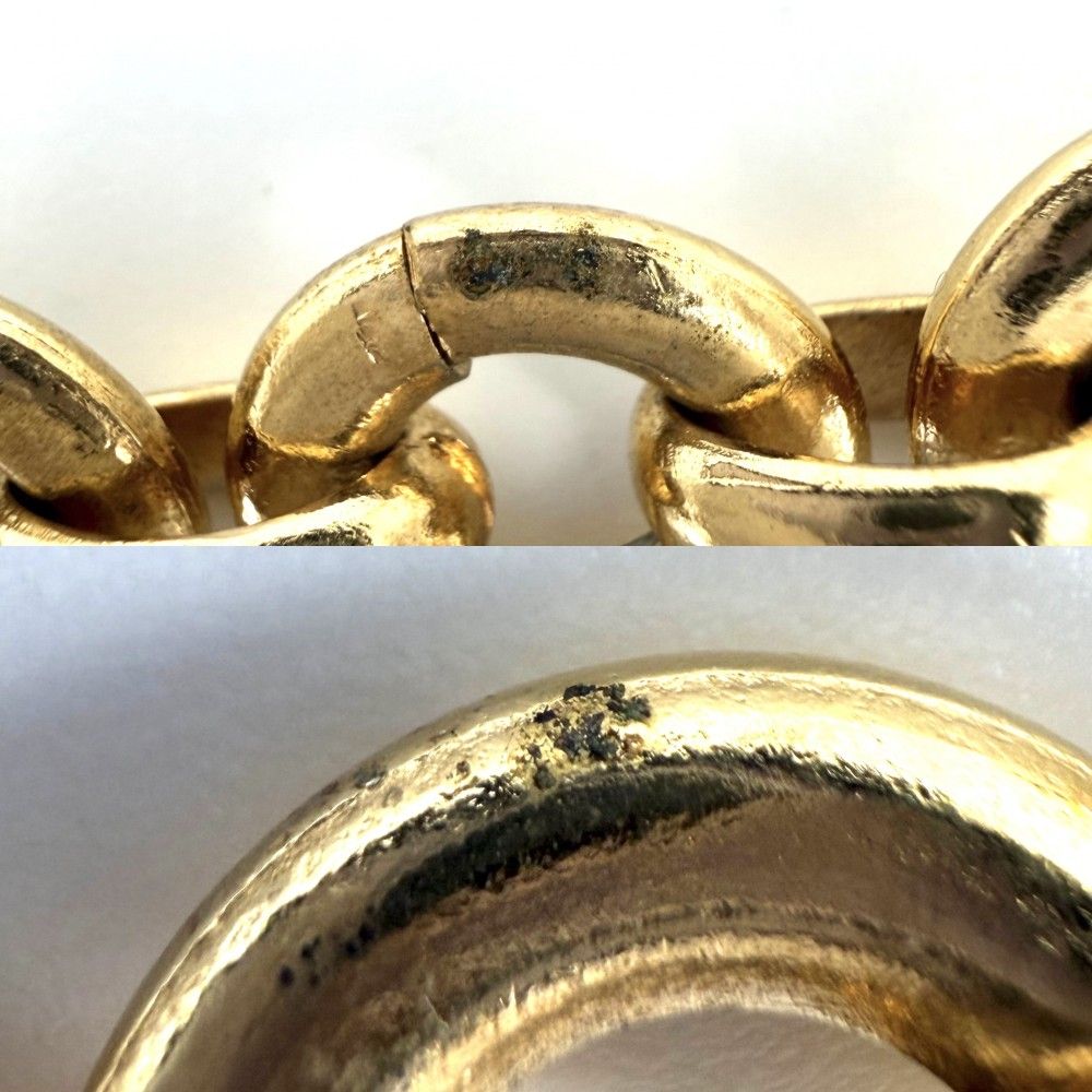 Chanel Belt CC Logo Chain Vintage Gold Plated — view 5