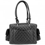 Chanel Handbag Cambon Line Multi Pocket Quilted CC Logo Shoulder Tote Lambskin — view 2