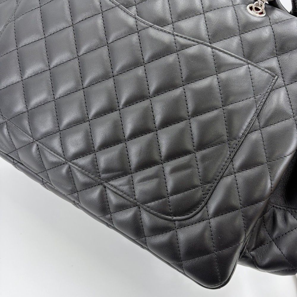 Chanel Handbag Cambon Line Multi Pocket Quilted CC Logo Shoulder Tote Lambskin — view 7