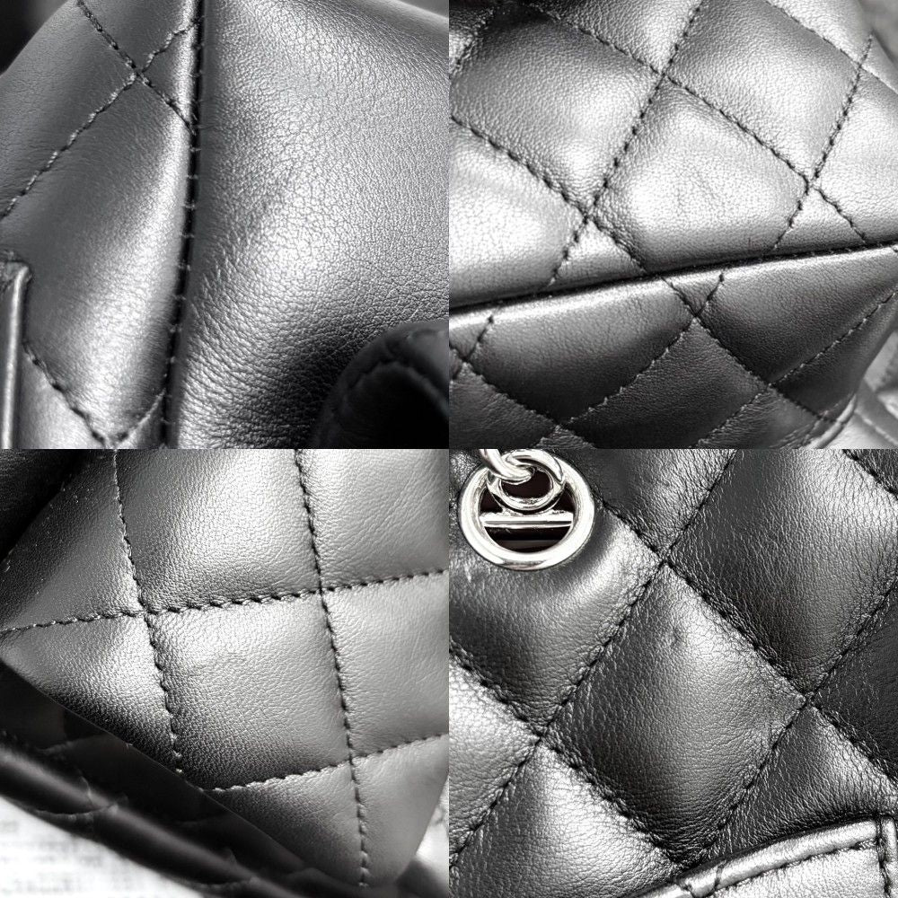 Chanel Handbag Cambon Line Multi Pocket Quilted CC Logo Shoulder Tote Lambskin — view 8