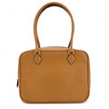 Hermes Plume 20 Small Mini Bag Simple Leather Brown Gold