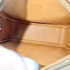 Hermes Plume 20 Small Mini Bag Simple Leather Brown Gold — view 4