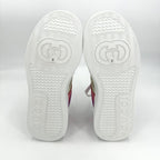 Gucci Sneakers Low Cut Shoes 38 GG Supreme Canvas Leather Beige White — view 5
