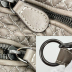 Bottega Veneta One Shoulder Bag Leather Brown Matte Black — view 7