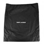 Saint Laurent Paris Tote Manhattan S Handbag Shoulder Leather Black Silver — view 8
