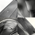 Saint Laurent Paris Tote Manhattan S Handbag Shoulder Leather Black Silver — view 6