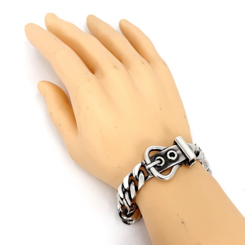 Hermes Bracelet Brookserie MM Star 925 Sterling Silver — view 2