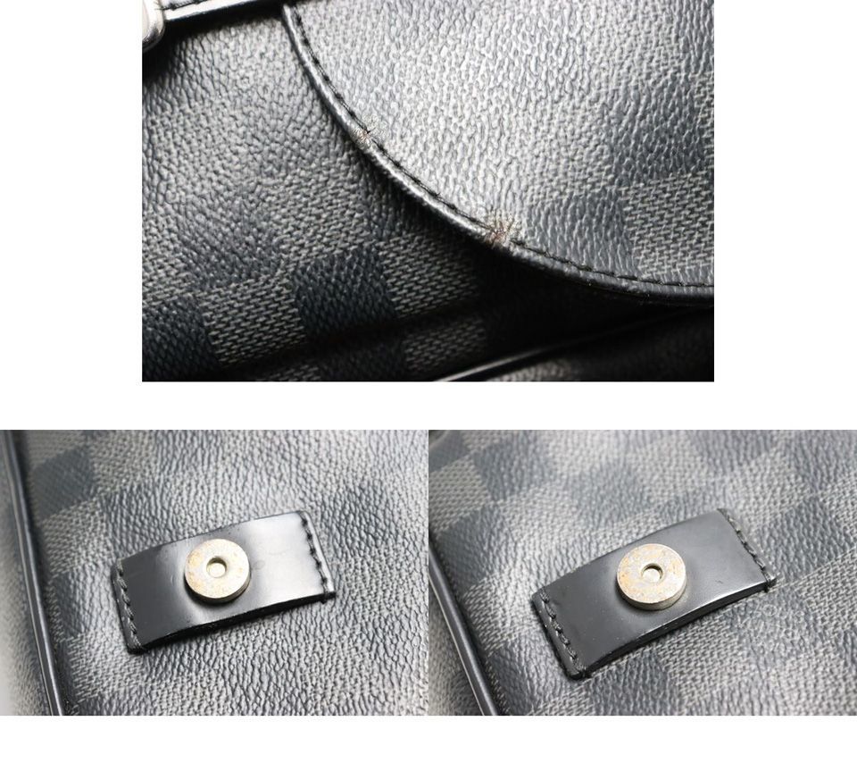 Louis Vuitton Damier Graphite Christopher Messenger Leather Shoulder — view 8