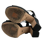 Dior Sandals 38 D Black Clear Mesh — view 4