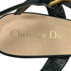 Dior Sandals 38 D Black Clear Mesh — view 5