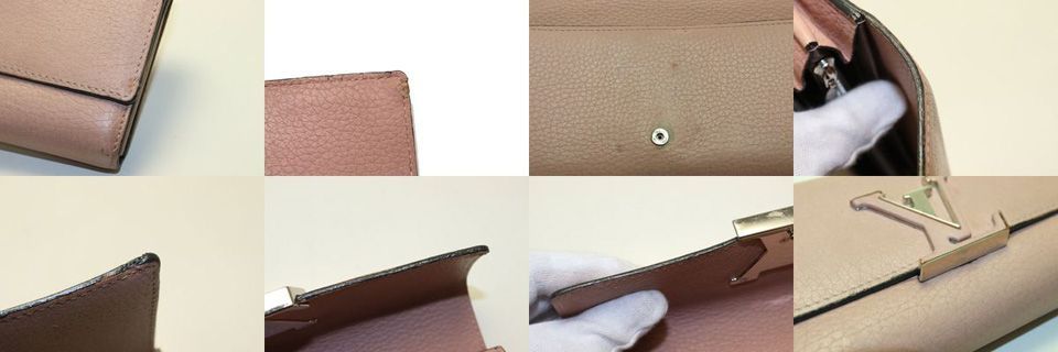 Louis Vuitton Taurillon Portefeuille Capucines Leather Bifold Wallet — view 7