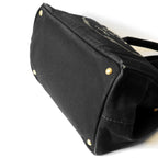 Prada Canapa M Tote Bag Canvas Black — view 8
