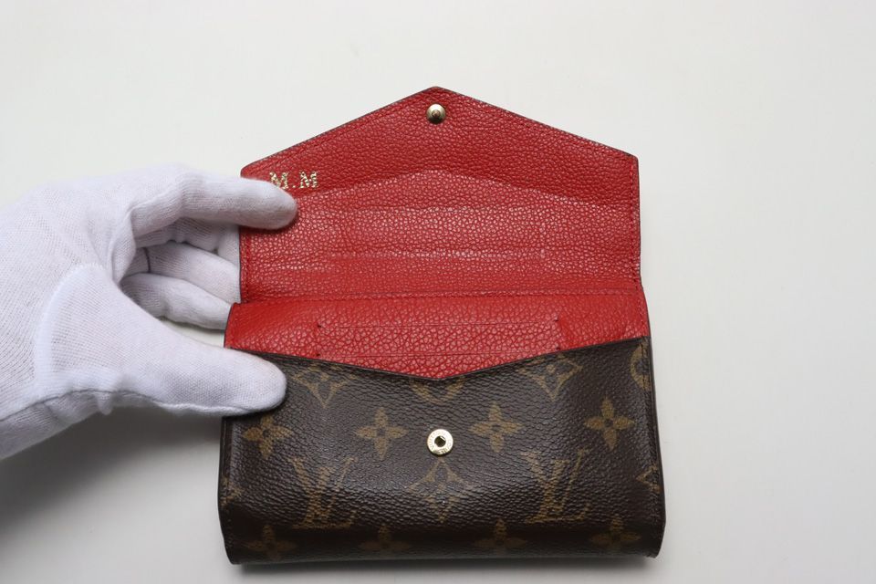 Louis Vuitton Monogram Portefeuille Pallas Compact Leather Bifold Wallet — view 5