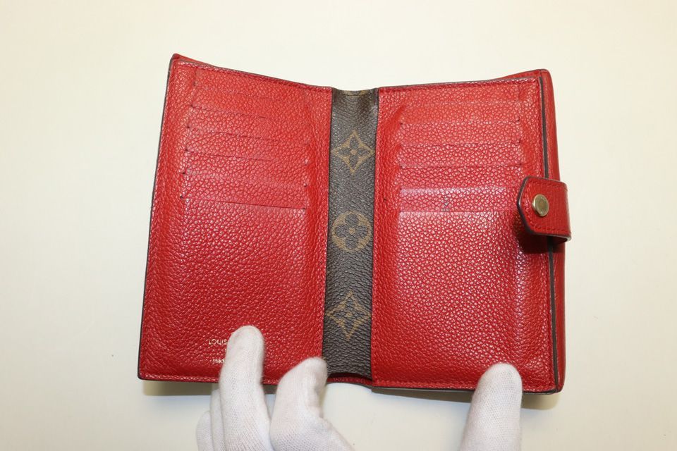 Louis Vuitton Monogram Portefeuille Pallas Compact Leather Bifold Wallet — view 4
