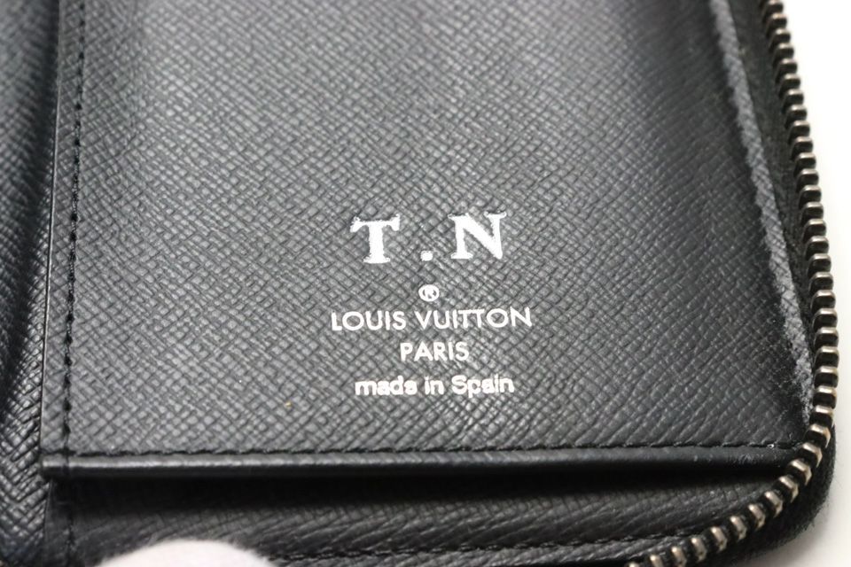 Louis Vuitton Monogram Eclipse Zippy Vertical Leather Zip Around Wallet — view 7