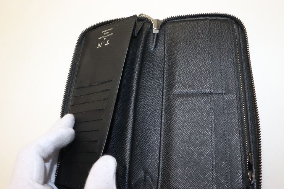 Louis Vuitton Monogram Eclipse Zippy Vertical Leather Zip Around Wallet — view 9
