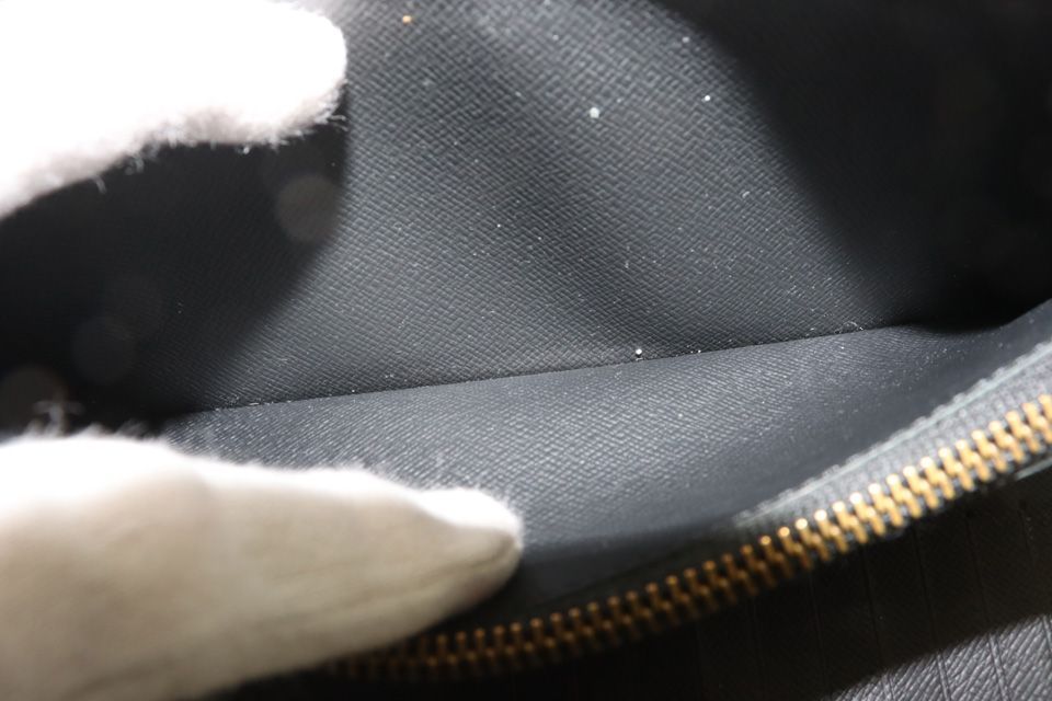 Louis Vuitton Monogram Eclipse Zippy Vertical Leather Zip Around Wallet — view 6