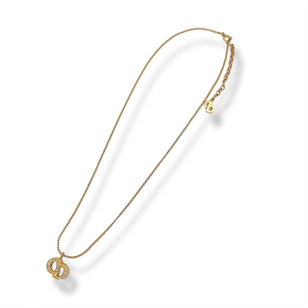 Dior Logo Necklace Gold — view 5