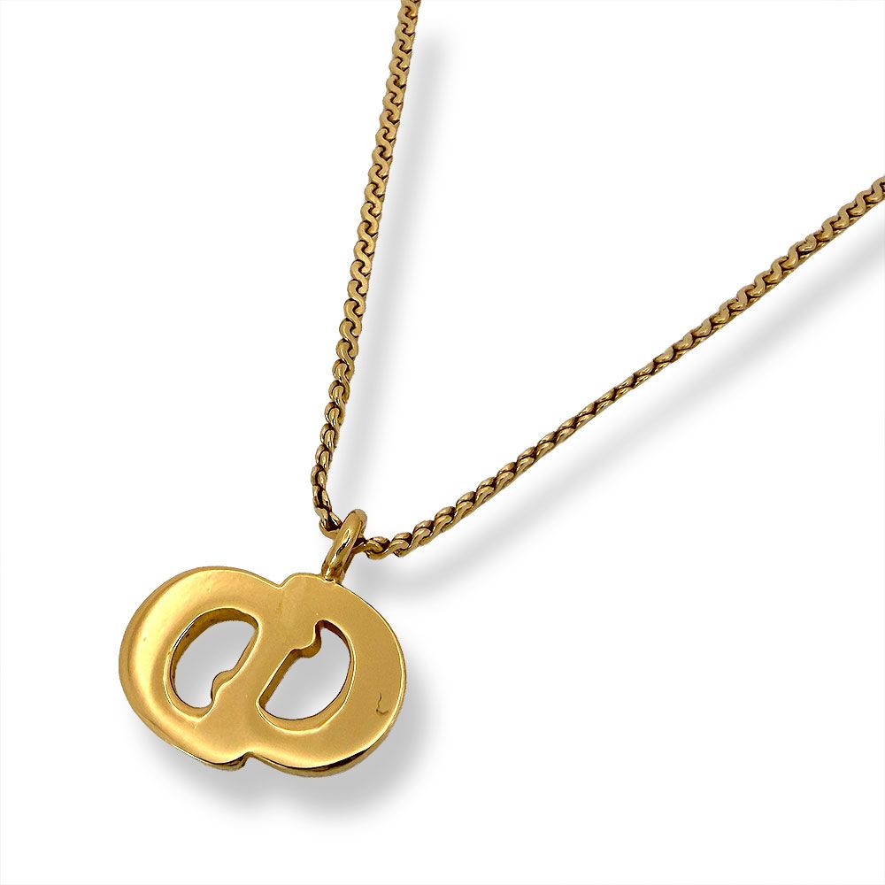Dior Logo Necklace Gold — view 3