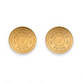 Hermes Series Earrings Gold