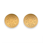 Hermes Series Earrings Gold