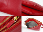 Celine Trio Large Shoulder Bag Pochette Leather — view 8