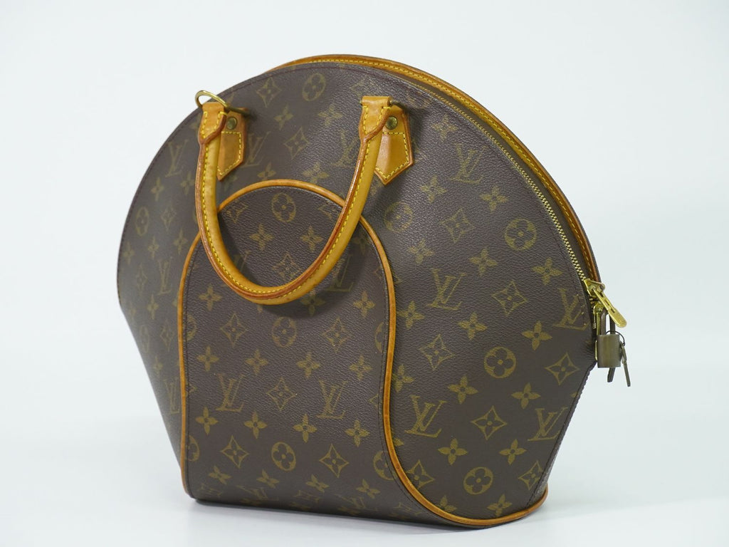 Louis Vuitton LV Ellipse MM Monogram Handbag Brown — view 2