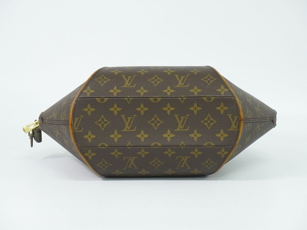 Louis Vuitton LV Ellipse MM Monogram Handbag Brown — view 3