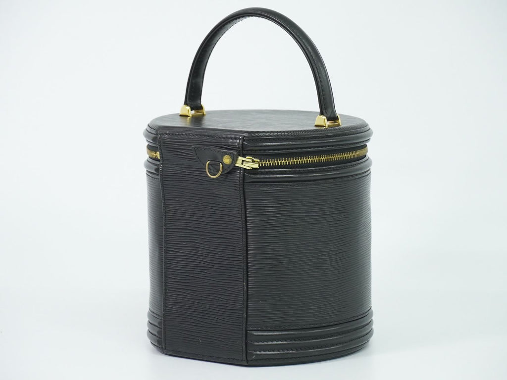 Louis Vuitton LV Cannes Epi Leather Vanity Bag Handbag Black — view 2