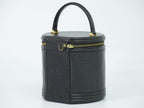 Louis Vuitton LV Cannes Epi Leather Vanity Bag Handbag Black — view 2