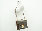 Louis Vuitton LV Monceau Monogram 2-Way Shoulder Bag Brown — view 6
