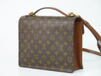 Louis Vuitton LV Monceau Monogram 2-Way Shoulder Bag Brown — view 2