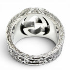 Gucci Interlocking Arabesque Ring