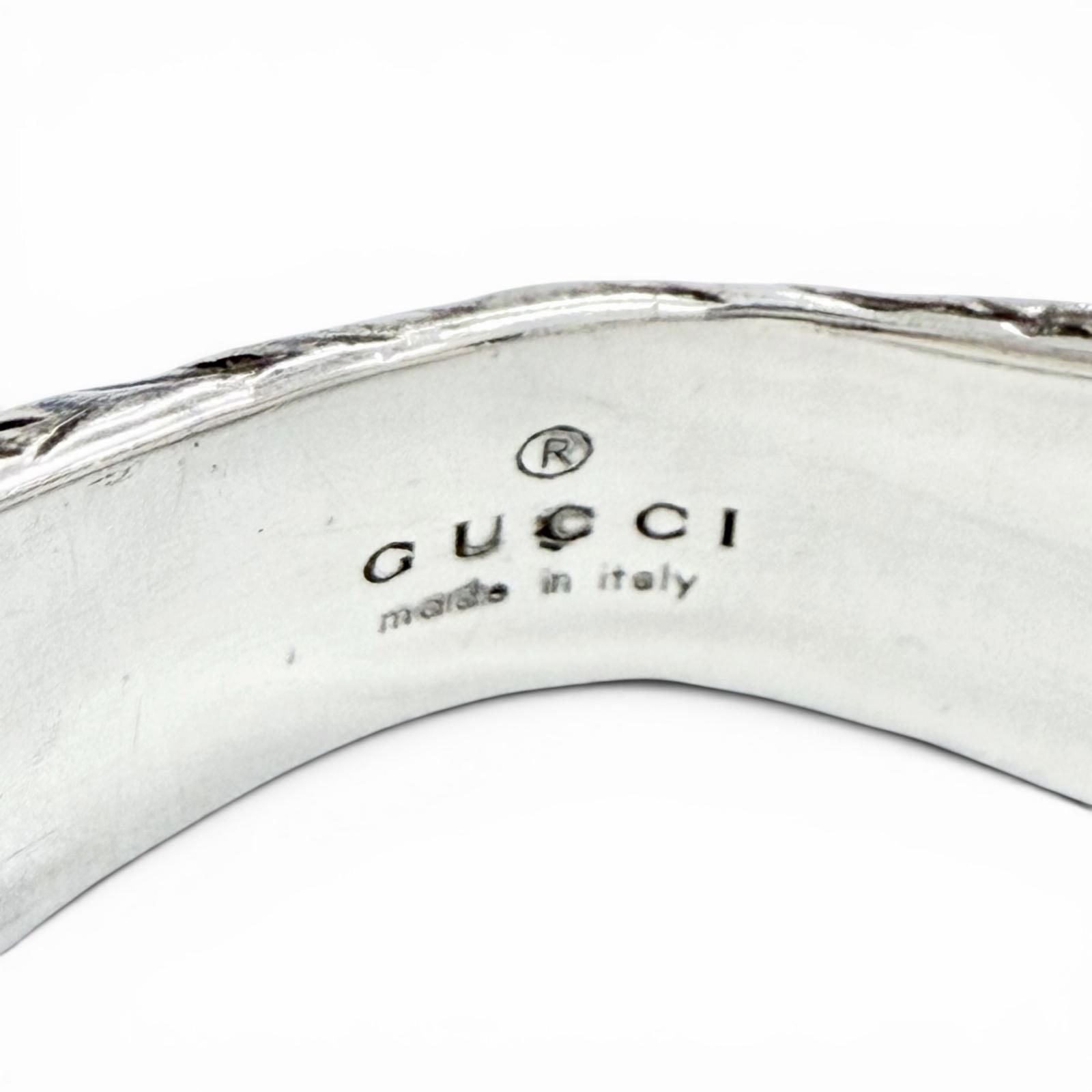 Gucci Interlocking Arabesque Ring