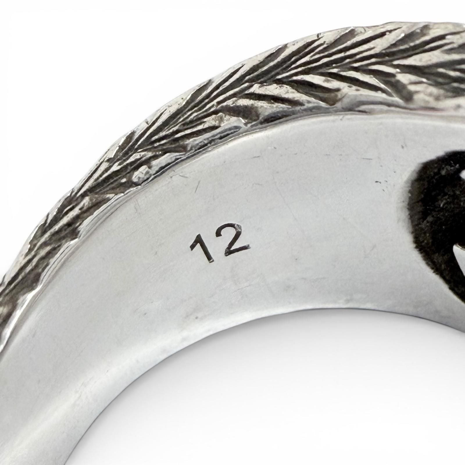 Gucci Interlocking Arabesque Ring