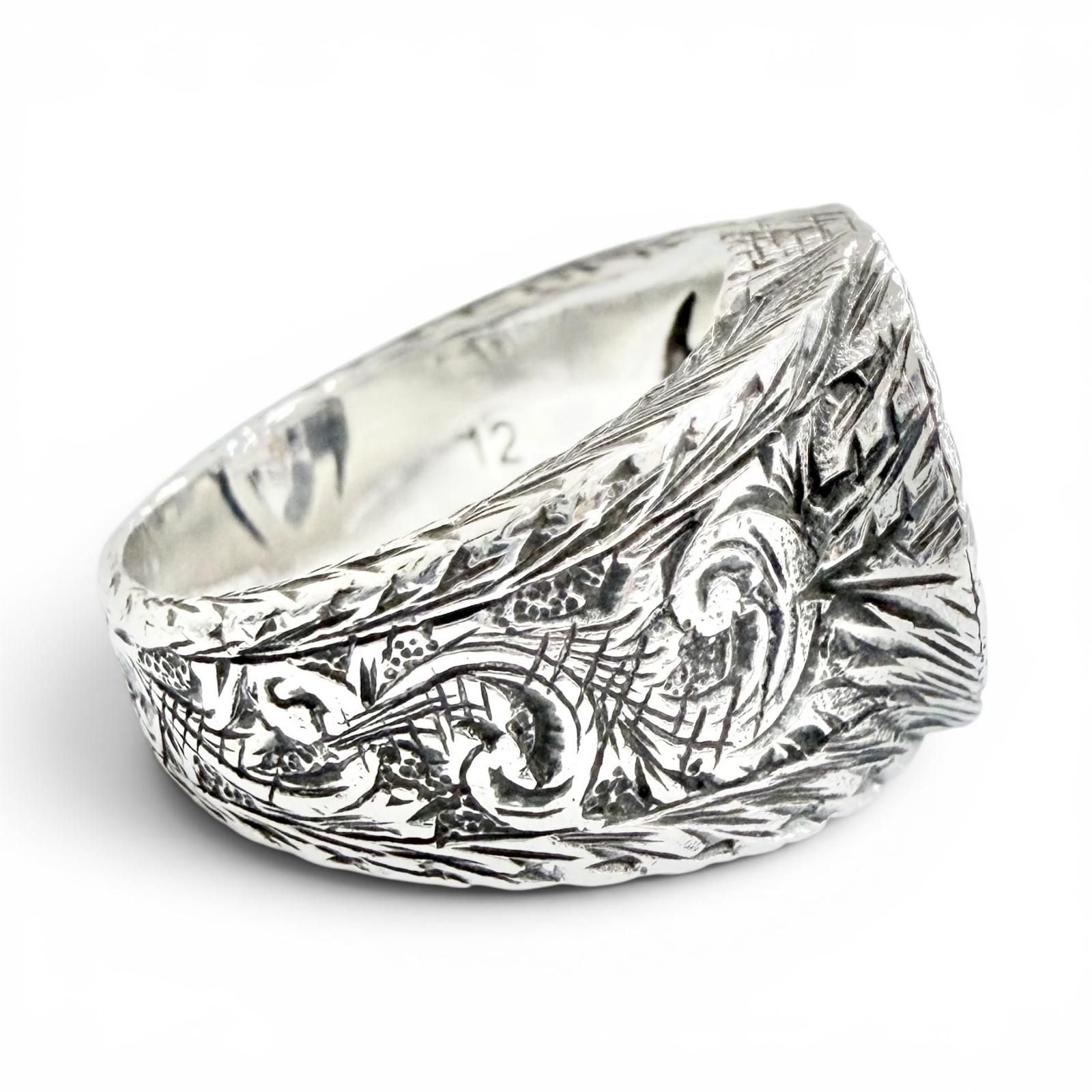 Gucci Interlocking Arabesque Ring