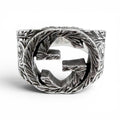 Gucci Interlocking Arabesque Ring